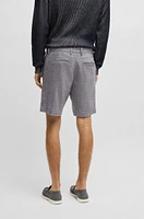 Regular-fit shorts a linen blend with drawcord