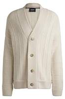 BOSS SELECTED BY BECKHAM relaxed-fit cardigan virgin wool