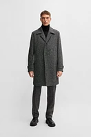 BOSS SELECTED BY BECKHAM wool-blend coat