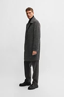 BOSS SELECTED BY BECKHAM wool-blend coat