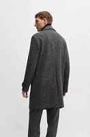 BOSS SELECTED BY BECKHAM wool-blend coat