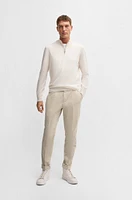 BOSS - SELECTED BY BECKHAM cotton-corduroy trousers White