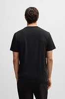 Relaxed-fit T-shirt stretch fabric with logo artwork