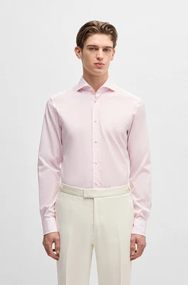 Slim-fit shirt Italian-made cotton