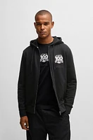 BOSS x NFL zip-up hoodie with special branding