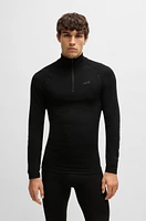 BOSS Ski base layer top wool-blend jacquard