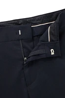 Formal trousers comfort-stretch cotton