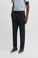 Formal trousers comfort-stretch cotton