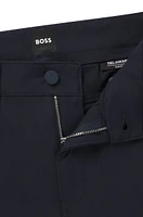 Delaware slim-fit trousers performance-stretch fabric