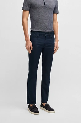 Delaware slim-fit trousers stretch satin