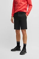 Slim-fit shorts water-repellent stretch fabric