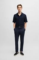 Regular-fit shirt waffle cotton