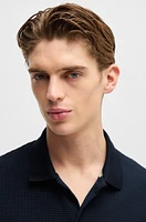 Regular-fit shirt waffle cotton