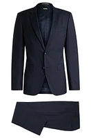 Slim-fit suit virgin wool