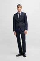 Slim-fit suit virgin wool