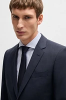 Slim-fit suit virgin wool