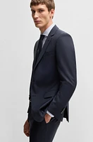 Slim-fit suit virgin wool