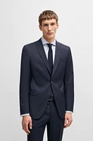 Slim-fit suit virgin wool