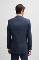 Slim-fit suit stretch cloth