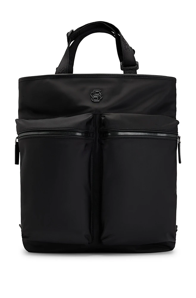 BOSS SELECTED BY SHOHEI OHTANI Twin-pocket tote bag with shoulder straps