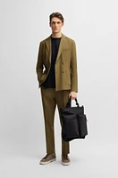 BOSS SELECTED BY SHOHEI OHTANI Twin-pocket tote bag with shoulder straps