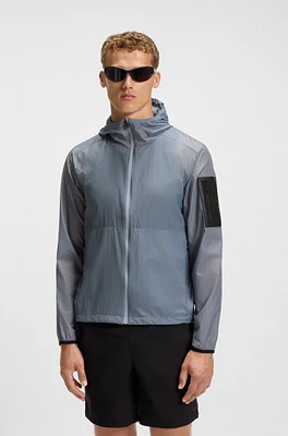 Packable water-repellent jacket lightweight ripstop fabric
