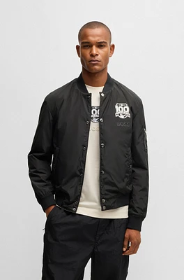 BOSS x NFL water-repellent jacket with special branding