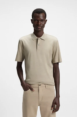 Regular-fit polo shirt mercerized cotton