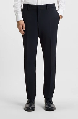 Packable slim-fit trousers performance-stretch fabric