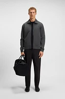 Zip-up sweatshirt with Double B monogram
