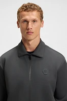 Zip-up sweatshirt with Double B monogram