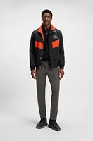 Porsche x BOSS jacket with contrast inserts