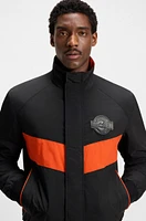 Porsche x BOSS jacket with contrast inserts
