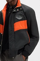 Porsche x BOSS jacket with contrast inserts