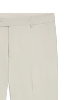 Machine-washable tapered-fit trousers stretch fabric