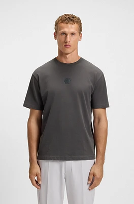 Cotton-jersey T-shirt with Double B monogram