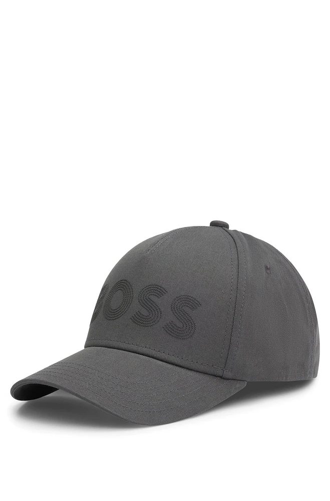 Cotton-twill cap with logo detail