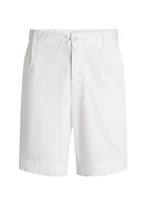 Relaxed-fit shorts stretch-cotton twill