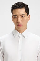 Regular-fit shirt easy-iron cotton poplin
