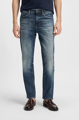 Blue jeans stretch denim