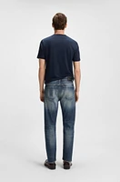 Blue jeans stretch denim