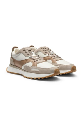 Trainers tumbled leather with supportive outsole