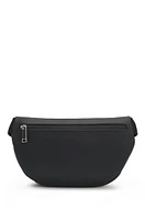 Belt bag with logo trim