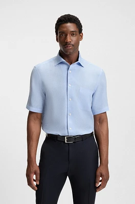 BECKHAM x BOSS regular-fit shirt 100% linen
