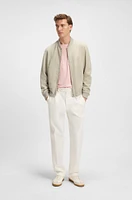BECKHAM x BOSS bomber jacket suede