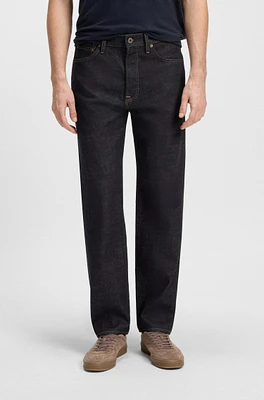 BECKHAM x BOSS regular-fit jeans dark-blue denim