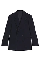 BECKHAM x BOSS double-breasted blazer stretch wool