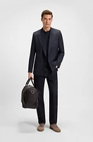 BECKHAM x BOSS double-breasted blazer stretch wool