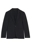 BECKHAM x BOSS blazer a melange cotton blend