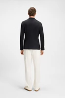 BECKHAM x BOSS blazer a melange cotton blend